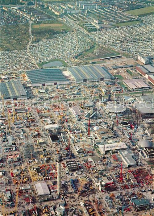 HANNOVER CITY Fliegeraufnahme Messe