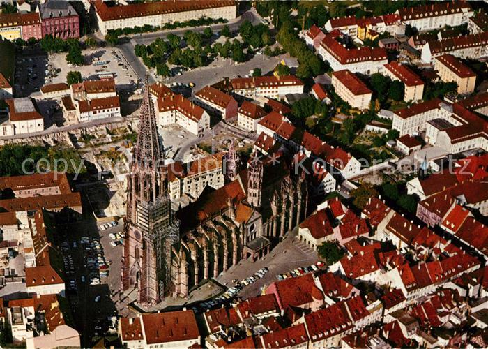 Freiburg Breisgau Fliegeraufnahme mit Muenster