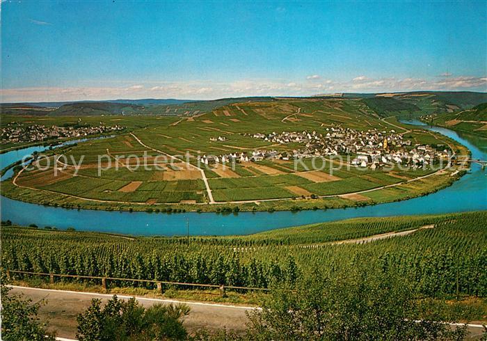 Leiwen Mosel Fliegeraufnahme Moselschleife Hotel %re Zummethof