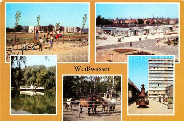 Weisswasser Oberlausitz Lutherstrasse Freizeizentrum Jahnteich Wasserturm Pferde