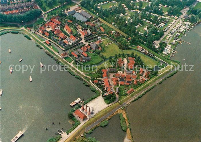 Enkhuizen Fliegeraufnahme Buitenmuseum Zuiderzeemuseum