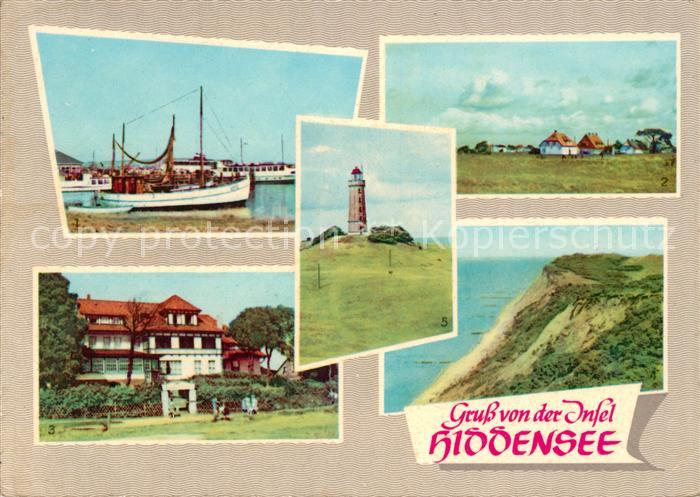 Insel Hiddensee Vitte Kloster Leuchtturm