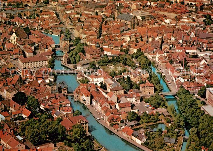 Bamberg Fliegeraufnahme Altstadt