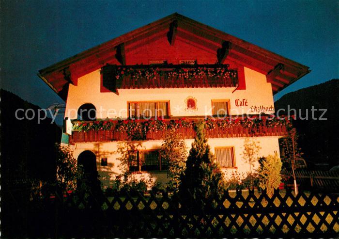 Schneizlreuth Cafe Pension Litzlbach Nachtaufnahme