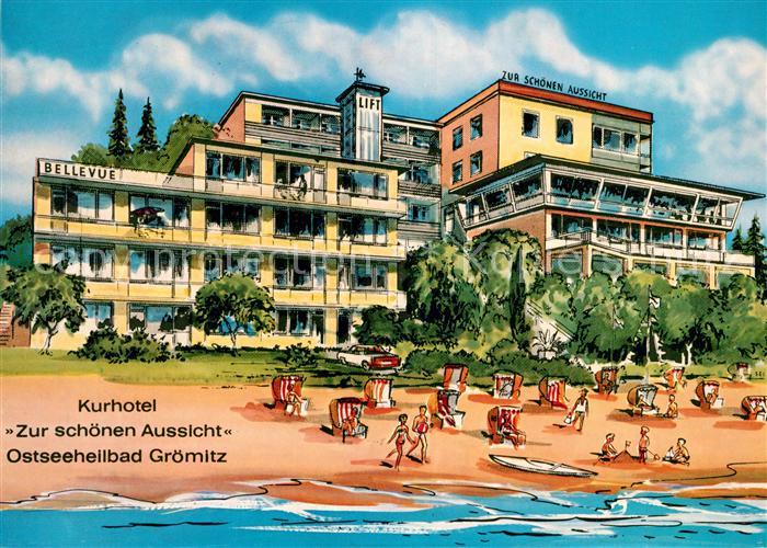 Groemitz Ostseebad Kurhotel Zur schoenen Aussicht Bellevue Lift