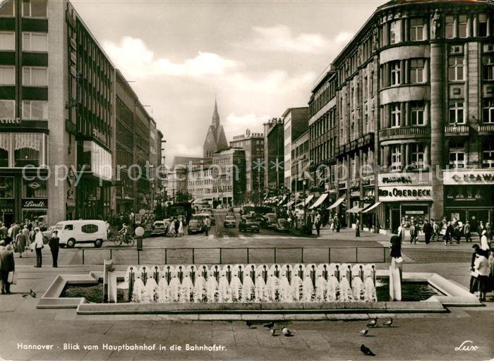 HANNOVER  CITY Blick vom Hauptbahnhof zur Bahnhofstrasse