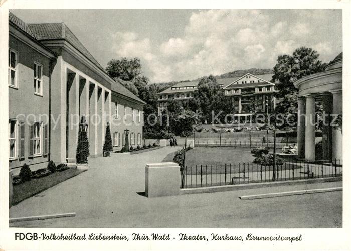 Liebenstein Bad FDGB Volksheilbad Theater Brunnentempel