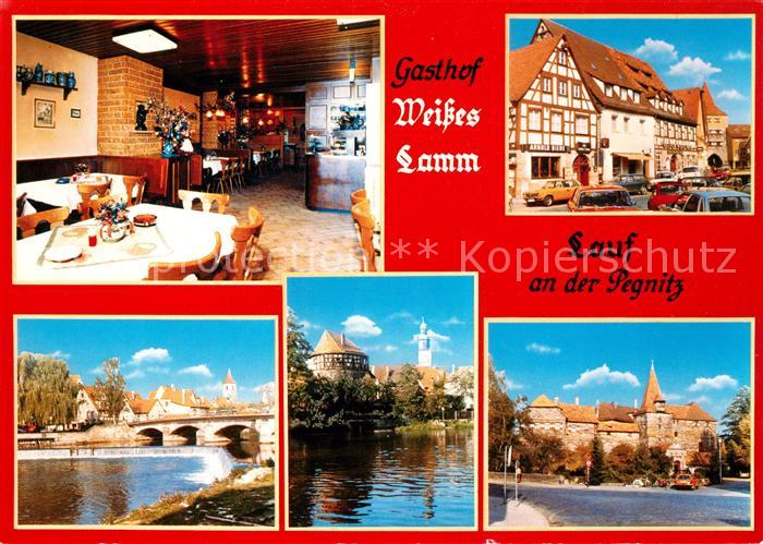 Lauf Pegnitz Gasthof Weisses Lamm Stadtmauer Bruecke