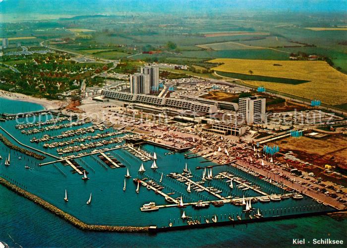 Schilksee Fliegeraufnahme Olympia Hafen Olympia Zentrum