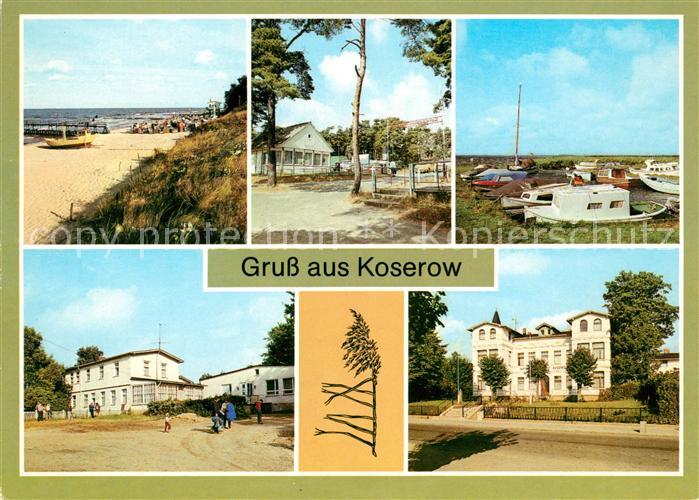 Koserow Ostseebad Usedom Strand Campingplatz Anmeldung Bootshafen Achterwasser