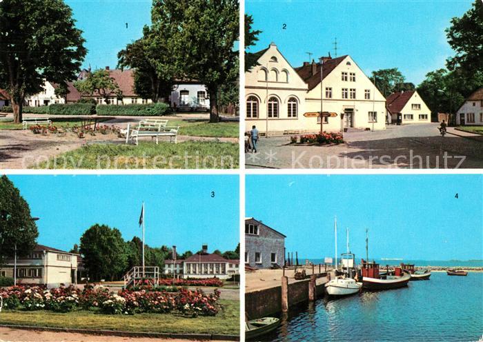 Wiek Ruegen Friedensplatz Markt Kinderkurheim Hafen