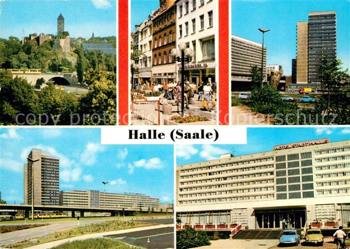 Halle Saale Burg Giebichenstein Klement Gottwald Strasse Thaelmannplatz