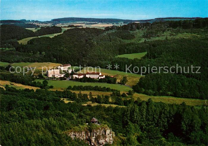 Neukirchen Knuellgebirge Waldsanatorium Urbachtal Fliegeraufnahme