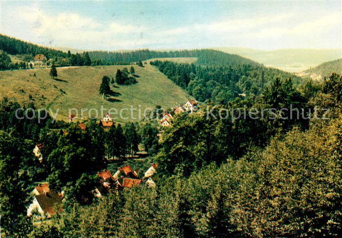 Bad Grund Blick von der Harz-Hochstrasse