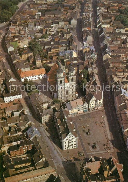 Wittenberg Lutherstadt Fliegeraufnahme Interflug