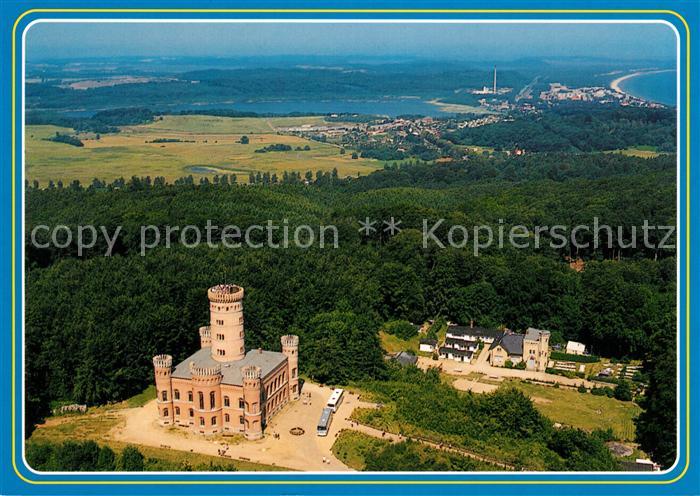 Insel Ruegen Jagdschloss Granitz Fliegeraufnahme
