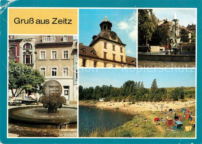 ZEITZ Sachsen-Anhalt Schloss Moritzburg Karl-Marx-Promenade