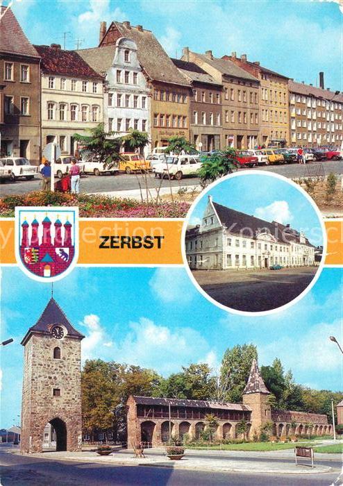 Zerbst Markt Max-Sens-Oberschule Magdeburger Tor