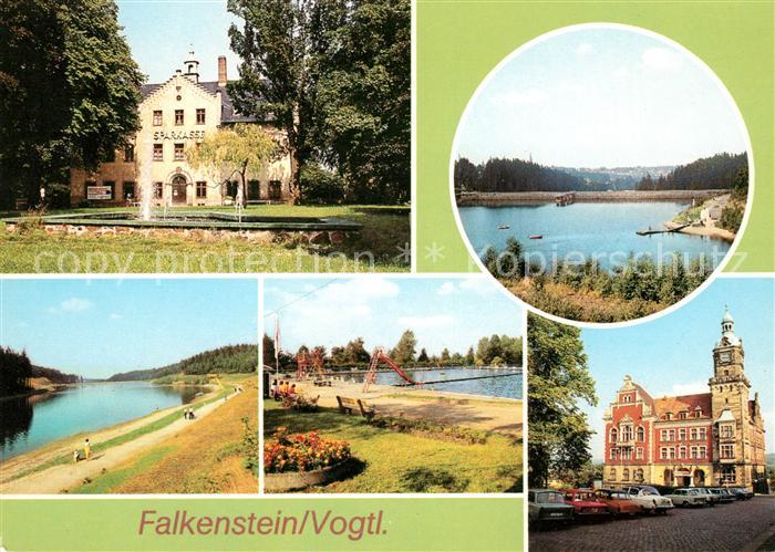 Falkenstein Vogtland Schloss Talsperre Freibad Rathaus