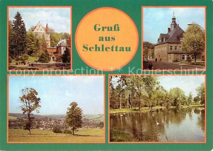 Schlettau Erzgebirge Schloss Rathaus Rosenparkteich