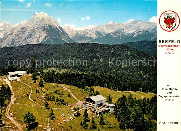 Seefeld Tirol Gschwandtkopf-Huette Hohe Munde Zugspitzmassiv