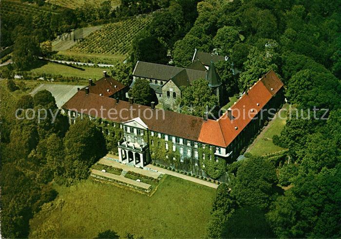 Cappenberg Stiftskirche St. Johannes in Cappenberg Fliegeraufnahme