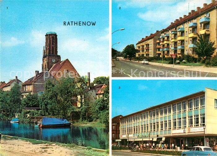 Rathenow Leninallee Kaufhaus Magnet Havel am Schleusenweg