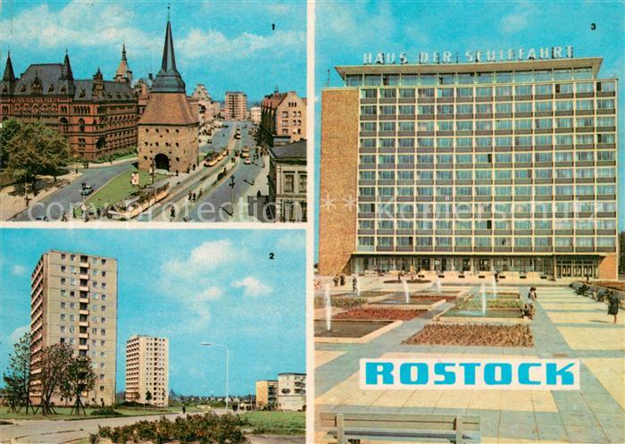 ROSTOCK  CITY Steintor Haus der Schiffahrt Ziolkowskistrasse