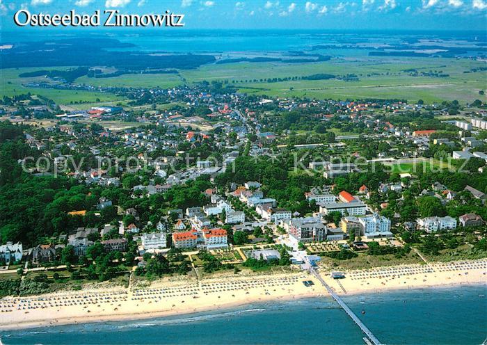 Zinnowitz Ostseebad Insel Usedom Fliegeraufnahme