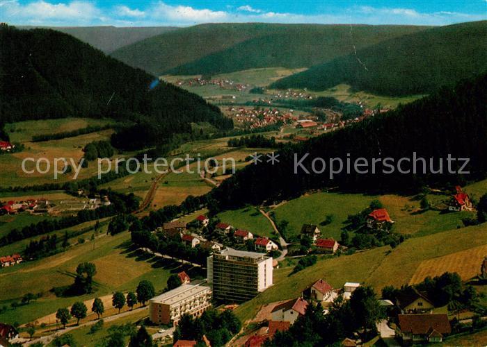 Baiersbronn Schwarzwald Fliegeraufnahme