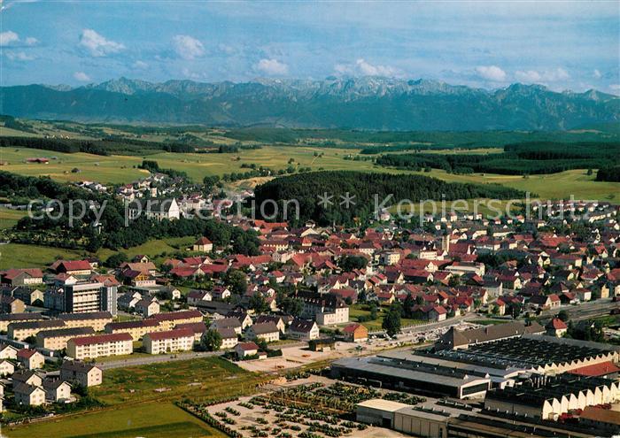 Marktoberdorf Ammergauer Berge Kenzen-Hochgebirge Fliegeraufnahme