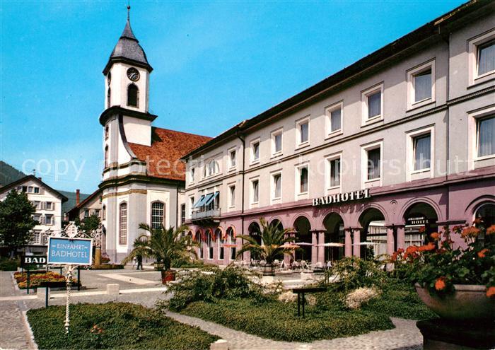Wildbad Schwarzwald Kurplatz Badhotel Stadtkirche