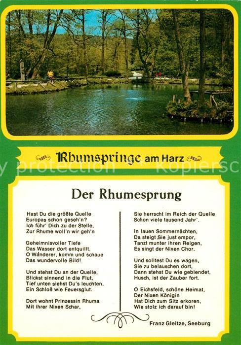 Rhumspringe Rhumesprung Franz Gleitze