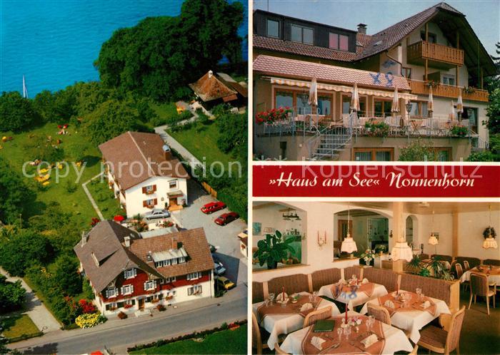 Nonnenhorn Hotel-Pension Haus am See Fliegeraufnahme