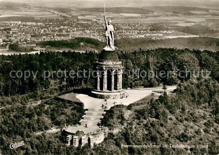 Hermannsdenkmal Fliegeraufnahme