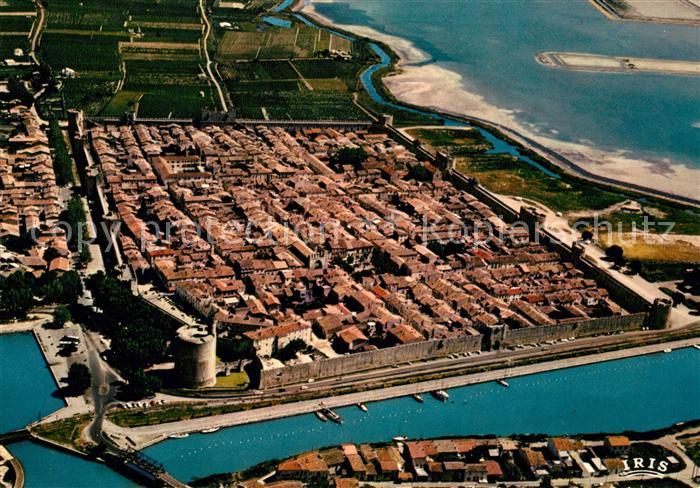 Aigues-Mortes Gard Vue Aerienne Ville de St.-Louis XIII