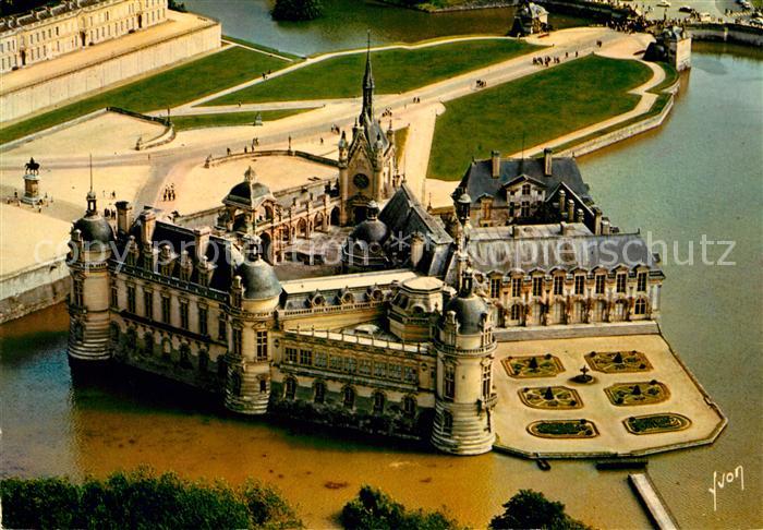 Chantilly Chateau Vue Aerienne