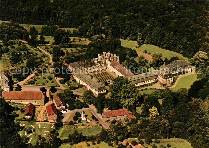 Arnsburg Hessen Fliegeraufnahme Kloster Ruine