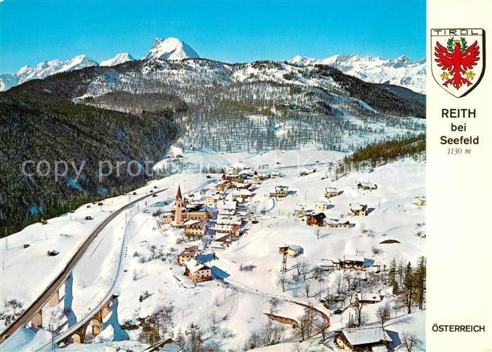Reith Seefeld Tirol Fliegeraufnahme Gschawndtkopf Hohe Munde