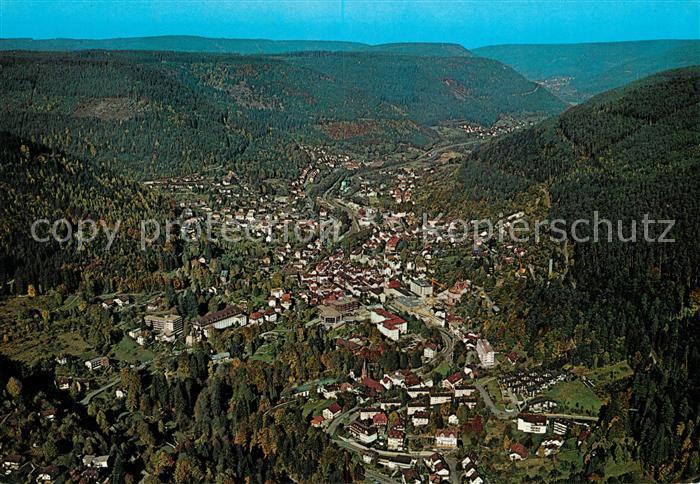 Wildbad Schwarzwald Fliegeraufnahme