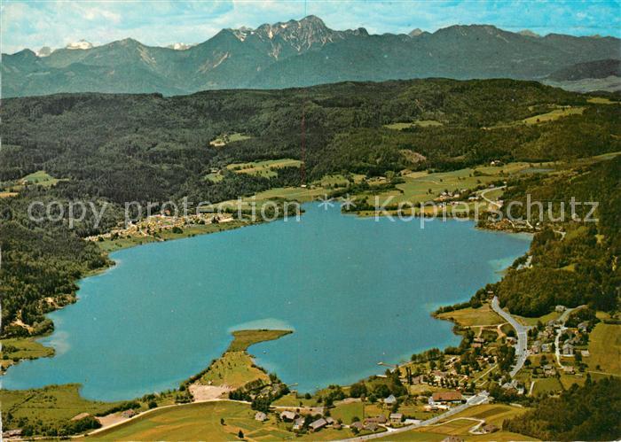 Keutschach See Fliegeraufnahme Mittagskogel
