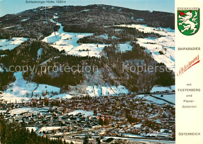 Schladming Obersteiermark Fliegeraufnahme Fastenberg Planaiabfahrten