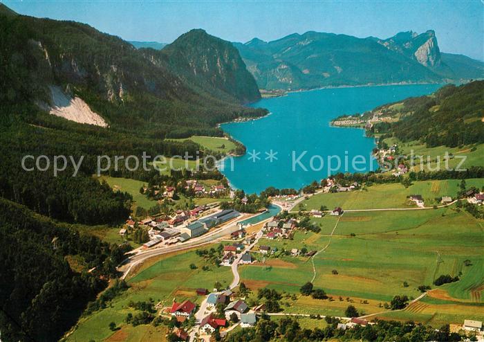 Mondsee Salzkammergut Fliegeraufnahme