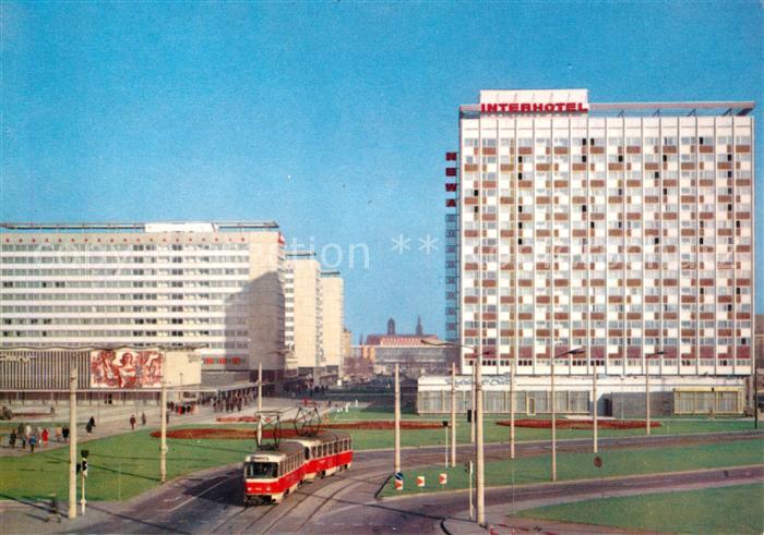 DRESDEN Elbe Prager Strasse Interhotel Newa