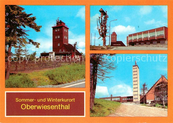 Oberwiesenthal Erzgebirge Wetterwarte Fichtelberg Gaststaette Fichtelberghaus