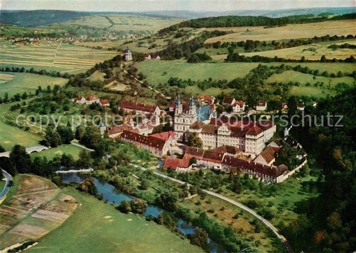 Schoental Jagst Kloster Schoental Fliegeraufnahme