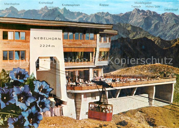 Oberstdorf Nebelhornbahn-Bergstation Kratzer Marchspitze
