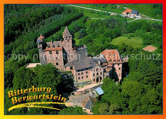Bad Bergzabern Fliegeraufnahme Ritterburg Berwartstein