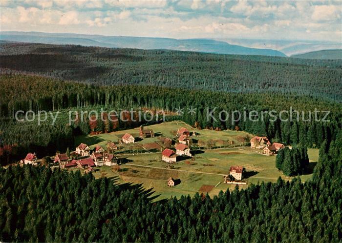 Zwieselberg Freudenstadt Fliegeraufnahme Hotel Hirsch