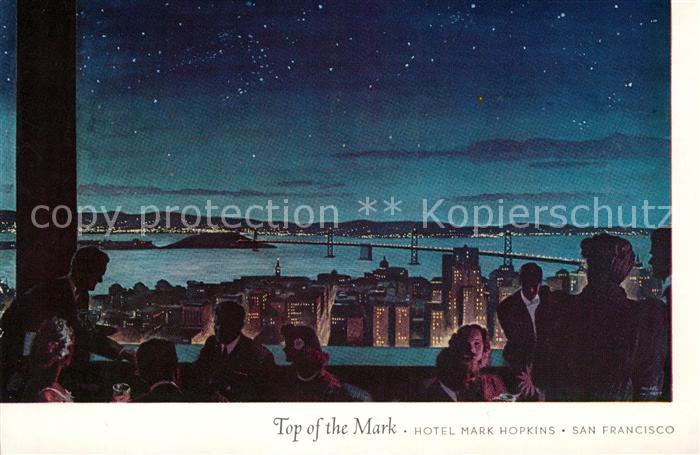 San Francisco California Hotel Mark Hopkins